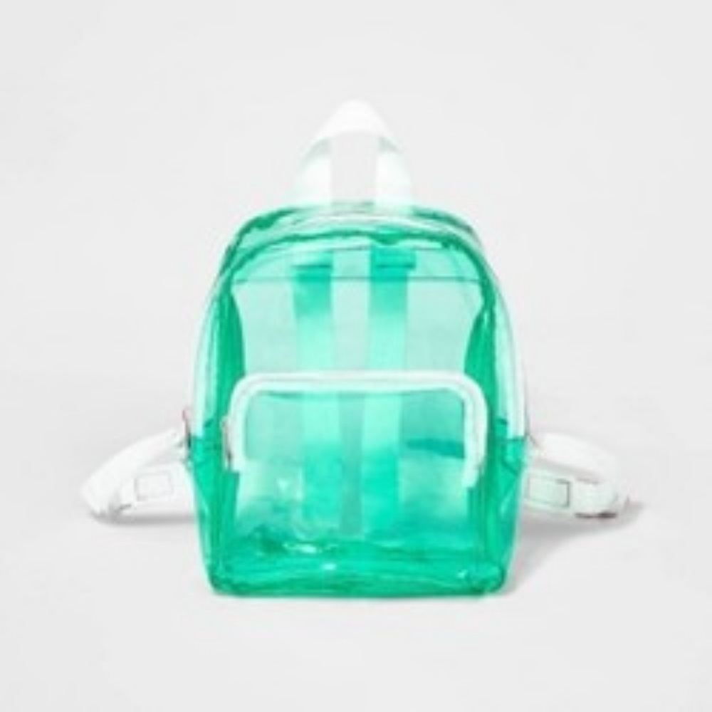 Girls green backpacks
